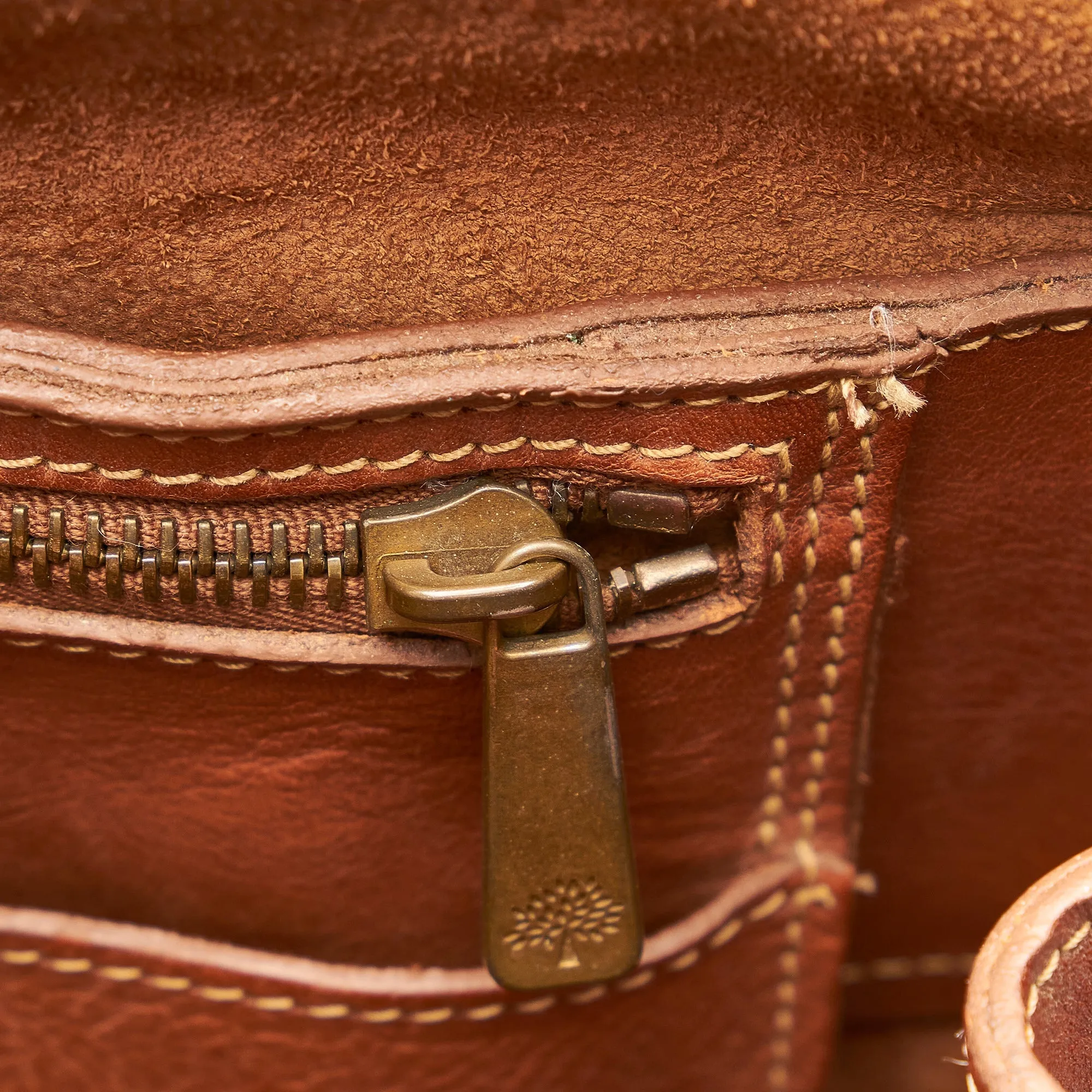 Brown Mulberry Bayswater Leather Tote Bag