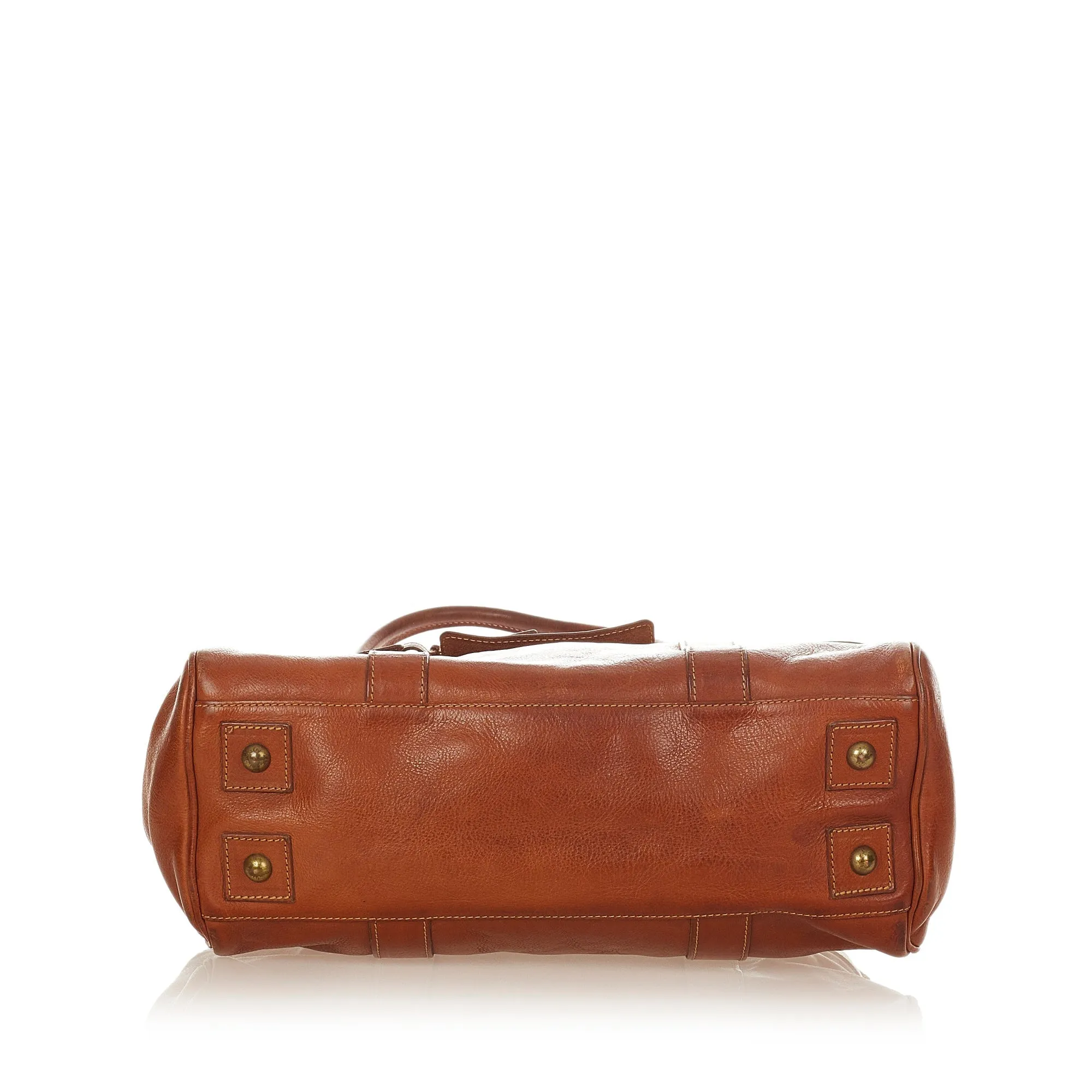 Brown Mulberry Bayswater Leather Tote Bag