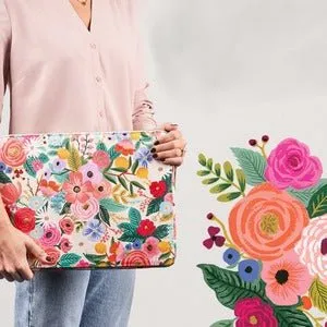 Case-Mate Rifle Paper Co. Laptop Carrying Case, Laptop Sleeve for 16" Notebooks, Garden Party Blush
