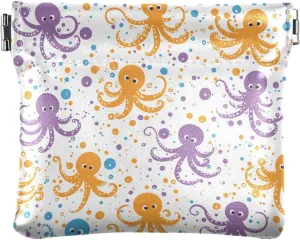 Coin Purse for Women Colorful Octopus Bubble Coin Pouch Change Holder PU Leather Mini Wallet Portable Coin Bag Money Pocket