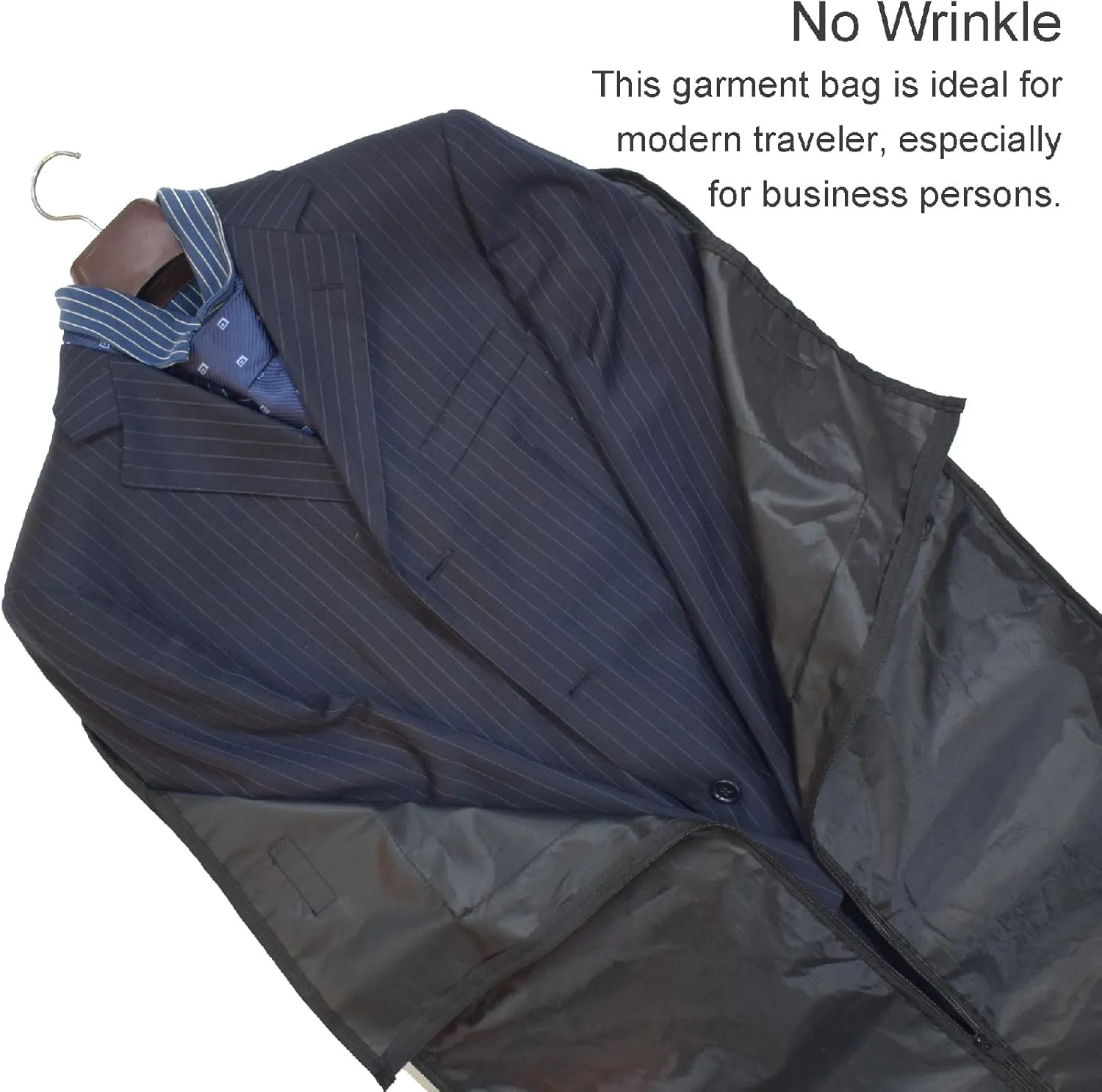 Convertible Duffle Garment Bag, Garment Duffle Bags for Travel, 4 in 1 Garment Bag with Shoulder Strap, Carry on Garment Duffel Bag for Men, Foldable Duffel Suit Bag for Business, Black