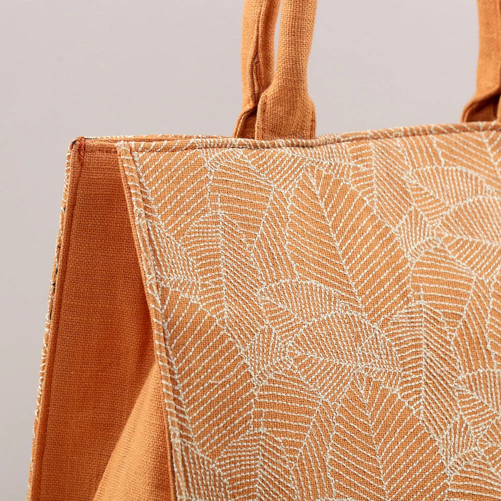 Coral Tropical Medium Box Bag
