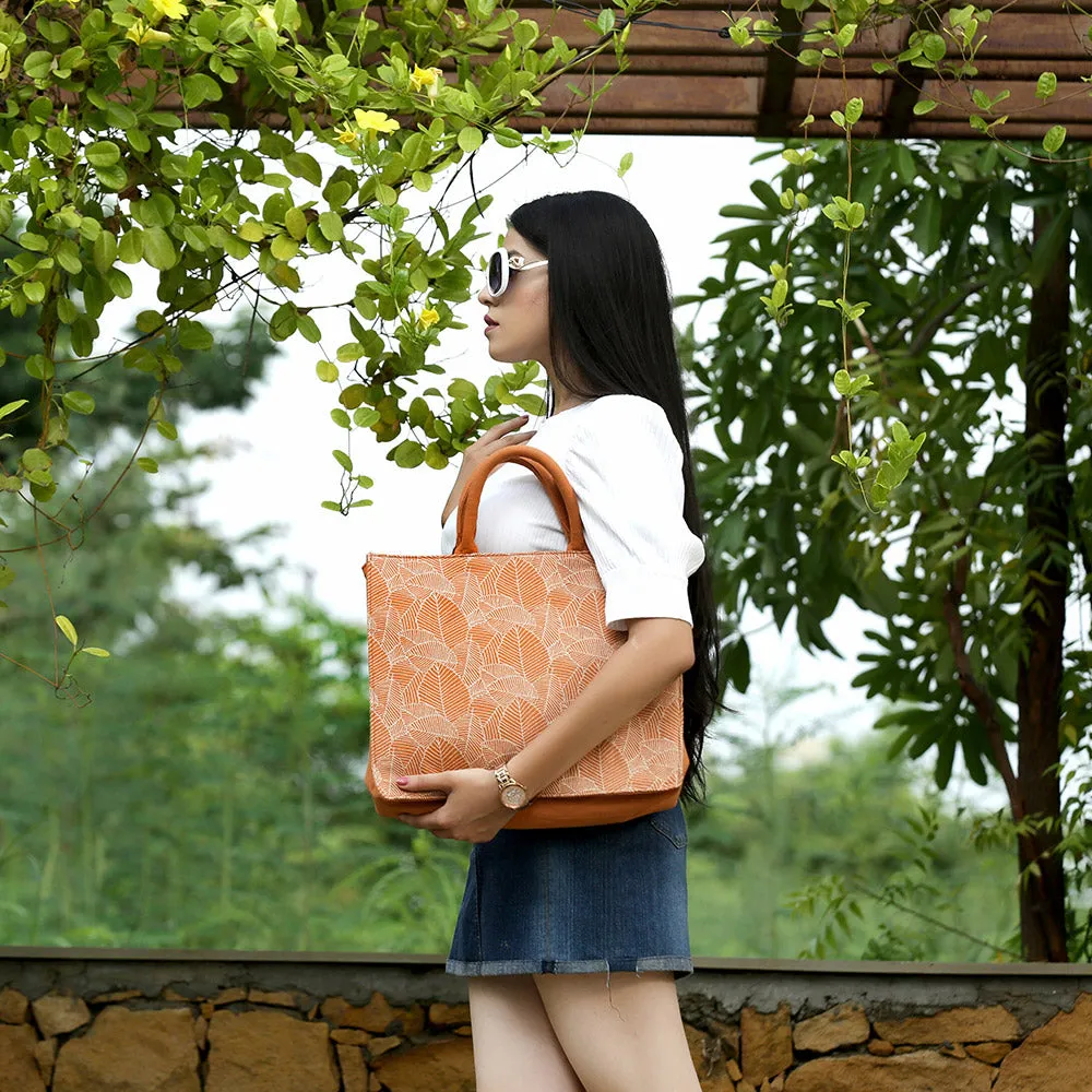 Coral Tropical Medium Box Bag