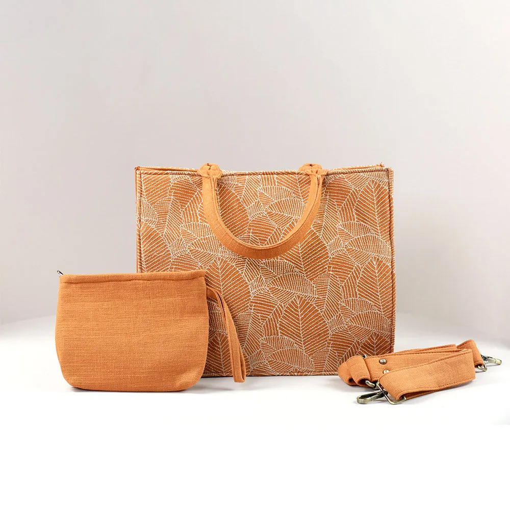 Coral Tropical Medium Box Bag