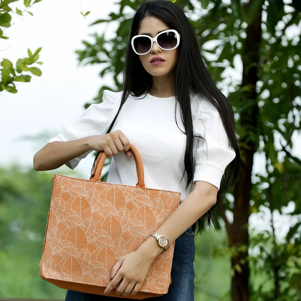 Coral Tropical Medium Box Bag