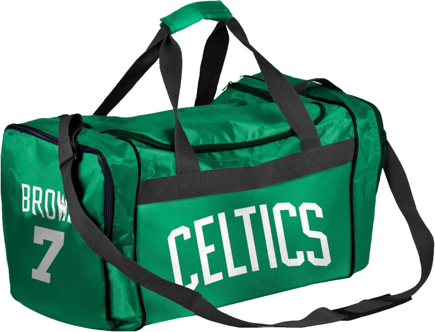 FOCO - NBA Officially Licensed Team and Player Duffel Gym Bag (Jaylen Brown)
