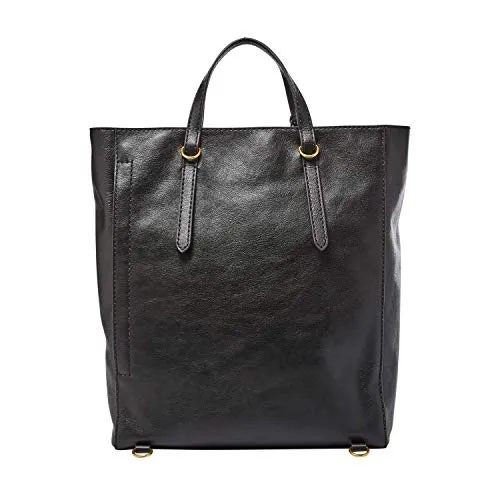 Fossil Women's Camilla Leather Convertible Backpack Purse-Handbag