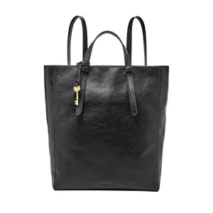 Fossil Women's Camilla Leather Convertible Backpack Purse-Handbag