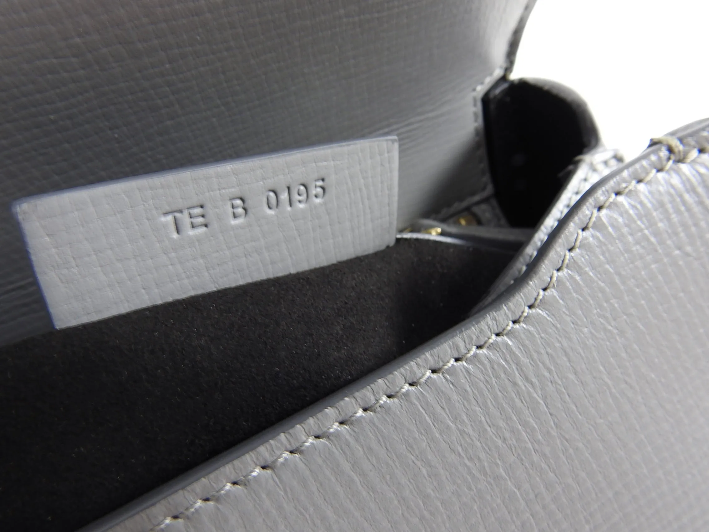 Givenchy Grey Mini Pandora Box Chain Crossbody Bag