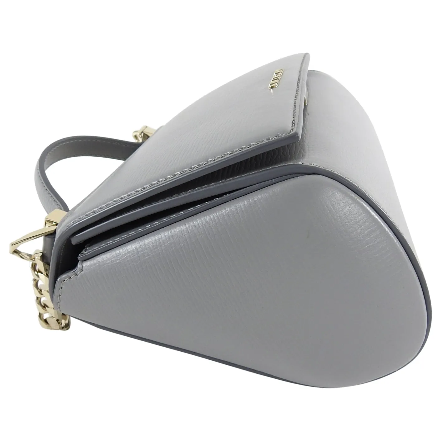 Givenchy Grey Mini Pandora Box Chain Crossbody Bag