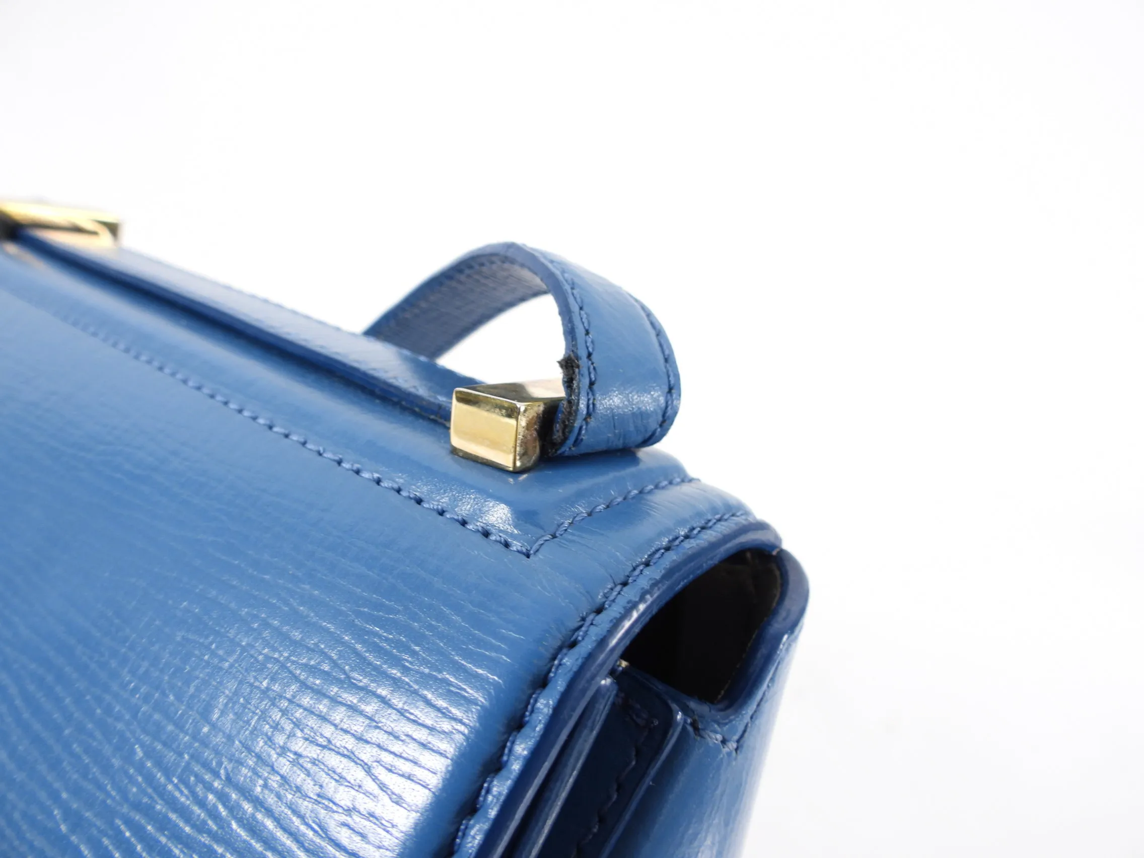 Givenchy Mini Pandora Box Blue Crossbody Bag
