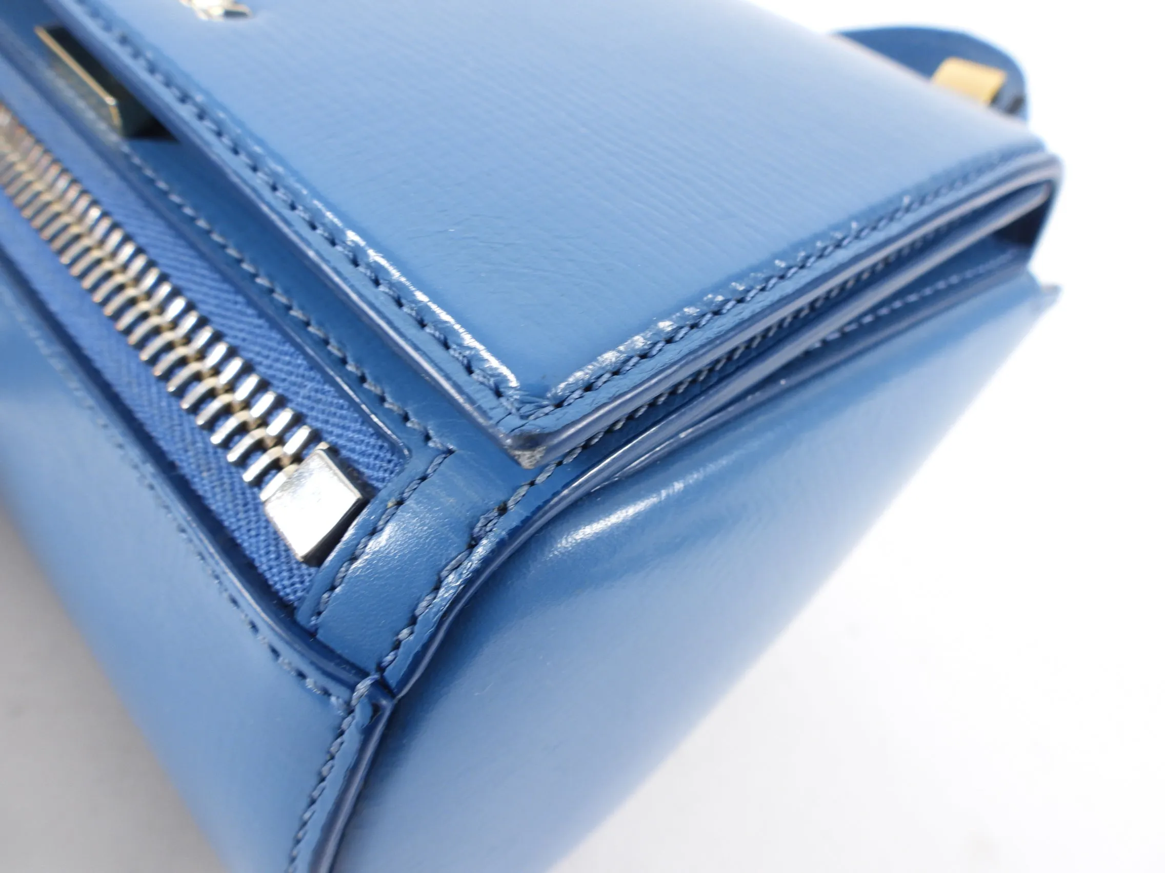 Givenchy Mini Pandora Box Blue Crossbody Bag