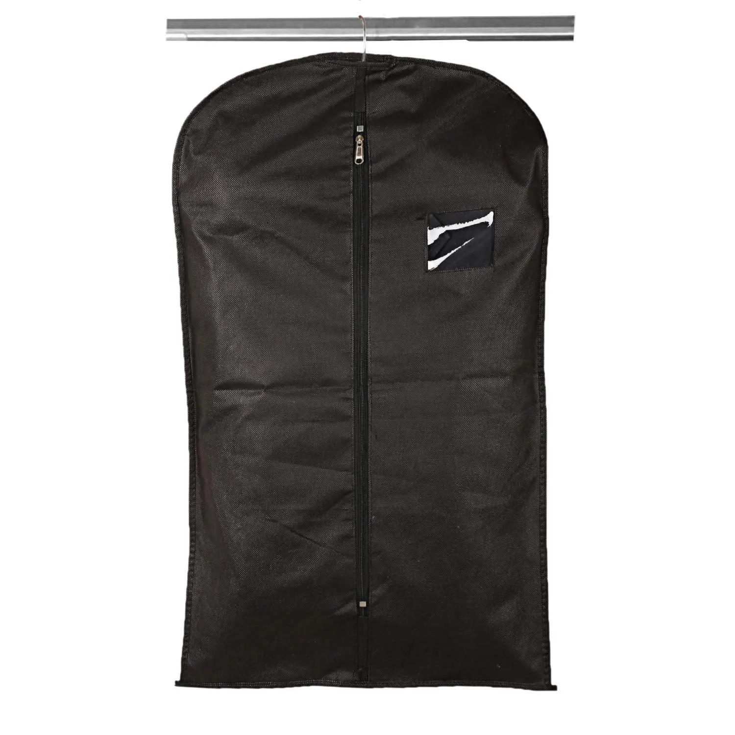 Heart Home Non Woven 4 Pieces Men’s & Kids Hanging Coat Blazer Suit Cloth Cover - Big & Small (Black) - CTHH010841