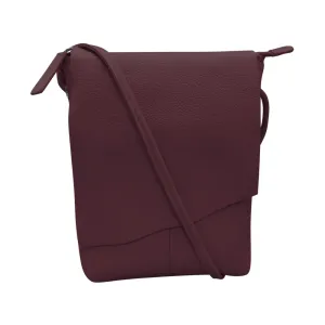 ili New York Small Canada Eggplant Crossbody Bag (Women's)