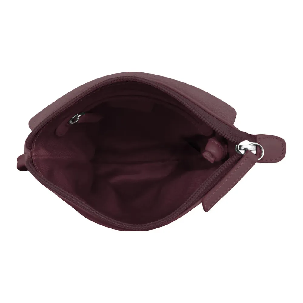 ili New York Small Canada Eggplant Crossbody Bag (Women's)
