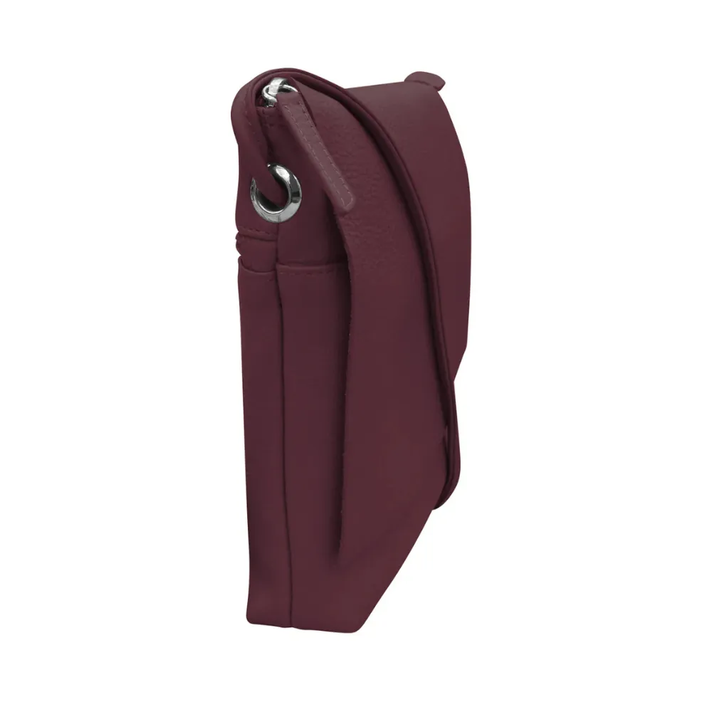 ili New York Small Canada Eggplant Crossbody Bag (Women's)