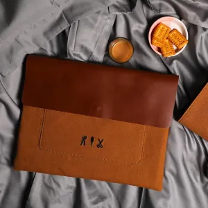 Laptop Capsule- Canvas & Leather