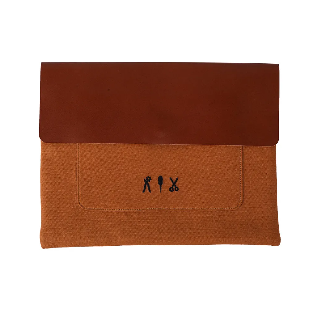 Laptop Capsule- Canvas & Leather