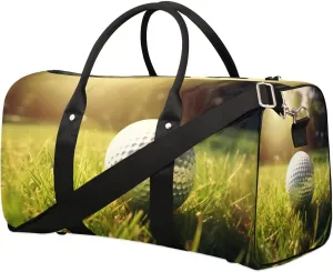 Lawn Golf Ball Foldable Lightweight Duffle Bag for Travel - Waterproof Carry On Bags for Airplanes, Travel Duffel Bags for Gym, Weekend