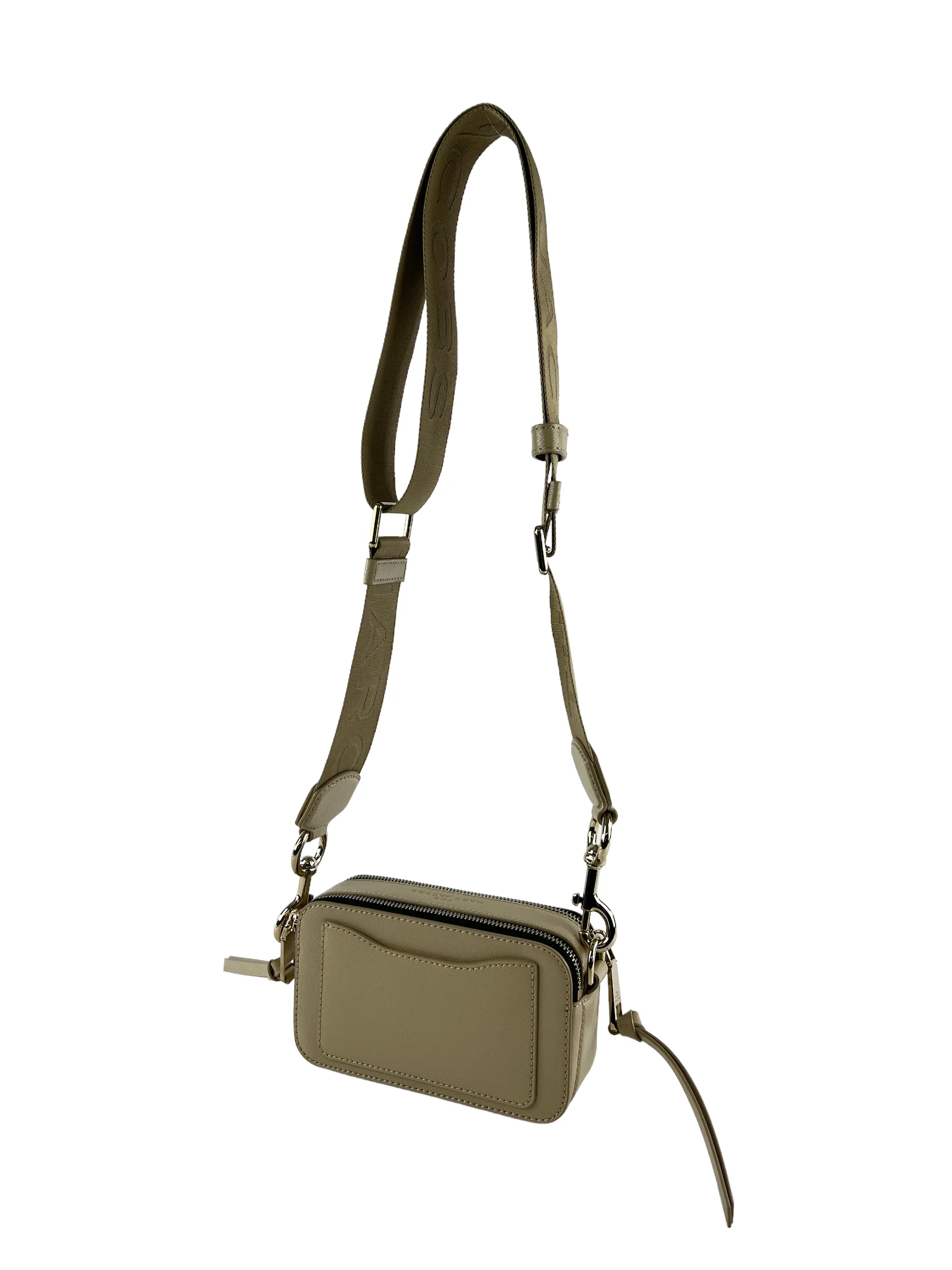 Marc Jacobs Cream Snapshot Crossbody Bag