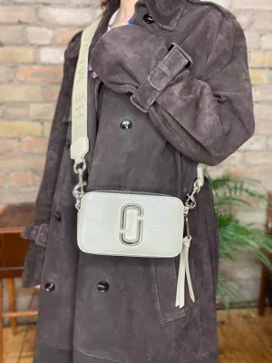 Marc Jacobs Cream Snapshot Crossbody Bag