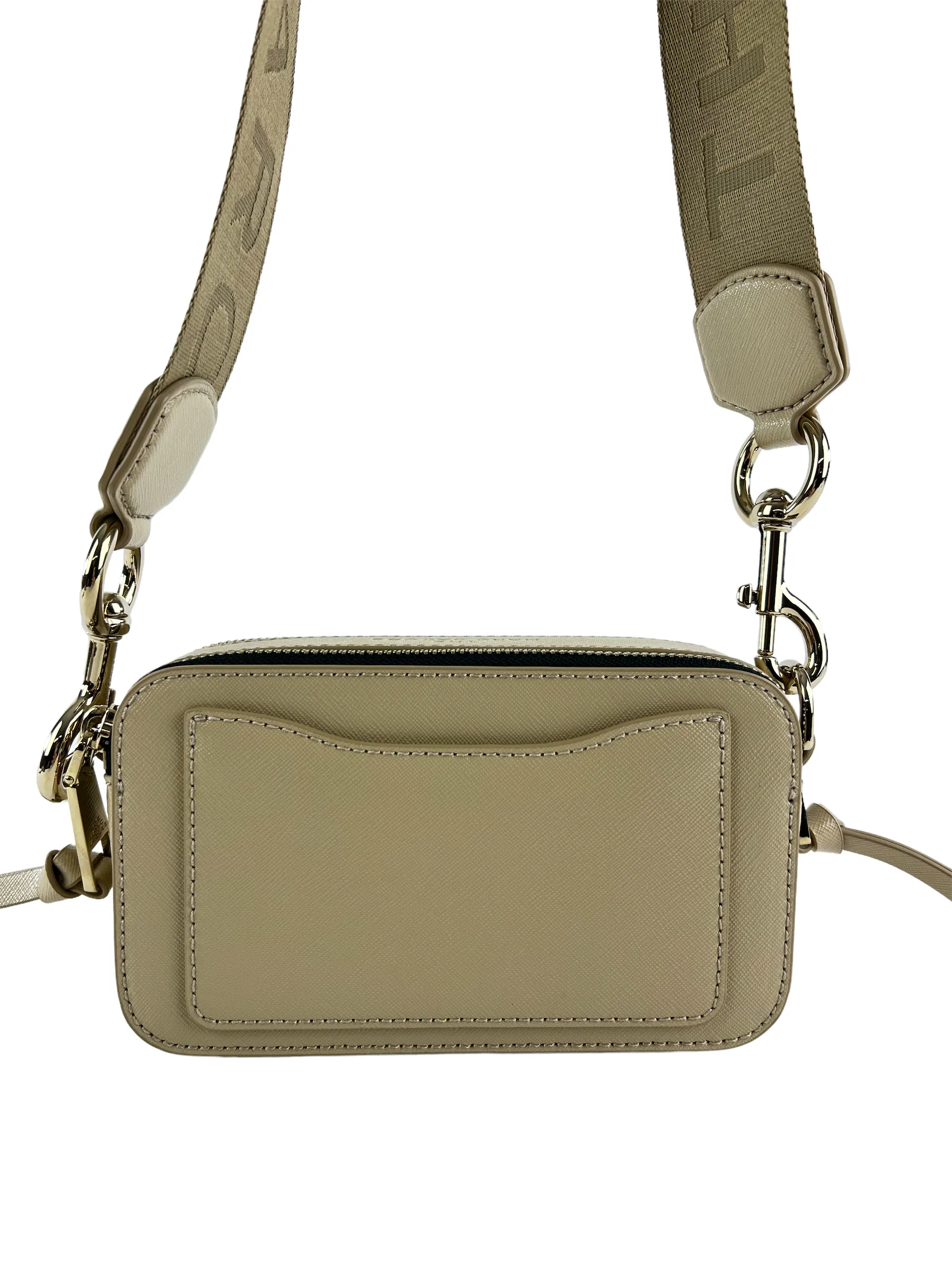 Marc Jacobs Cream Snapshot Crossbody Bag