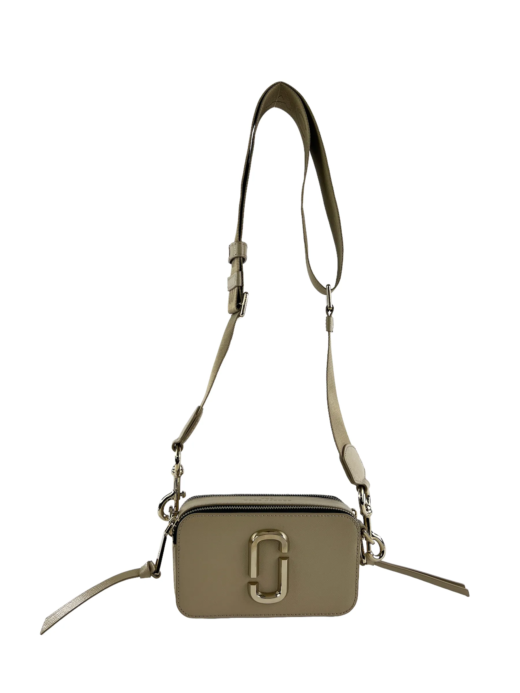 Marc Jacobs Cream Snapshot Crossbody Bag