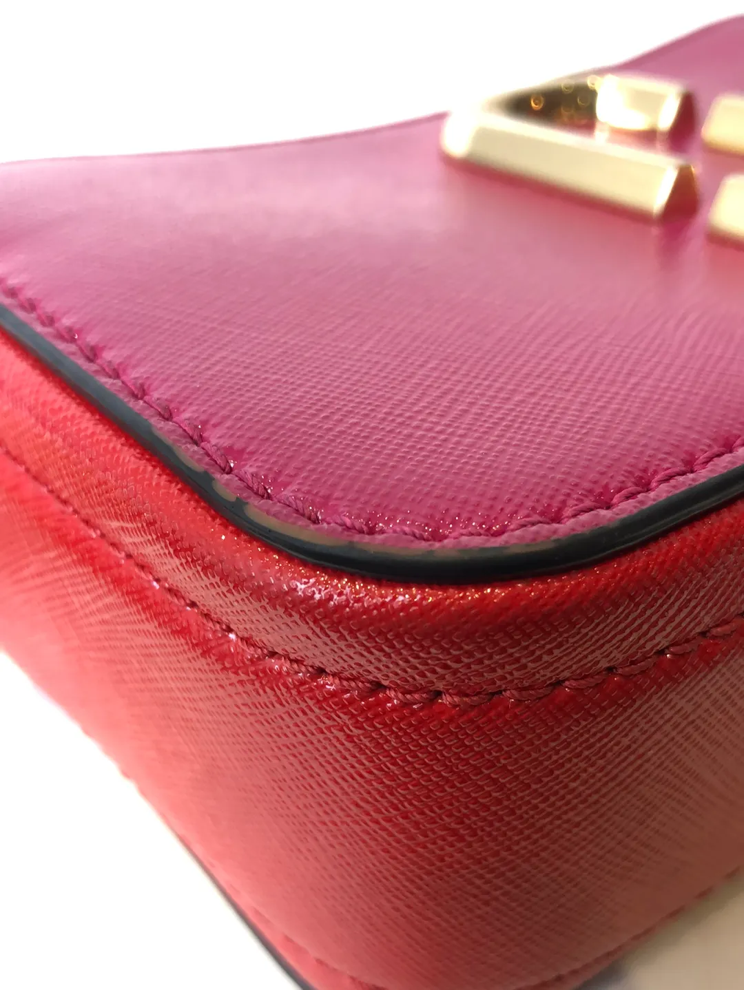 Marc Jacobs Hot Pink & Red Leather ‘Snapshot’ Crossbody - As Seen on Instagram  13/1/21