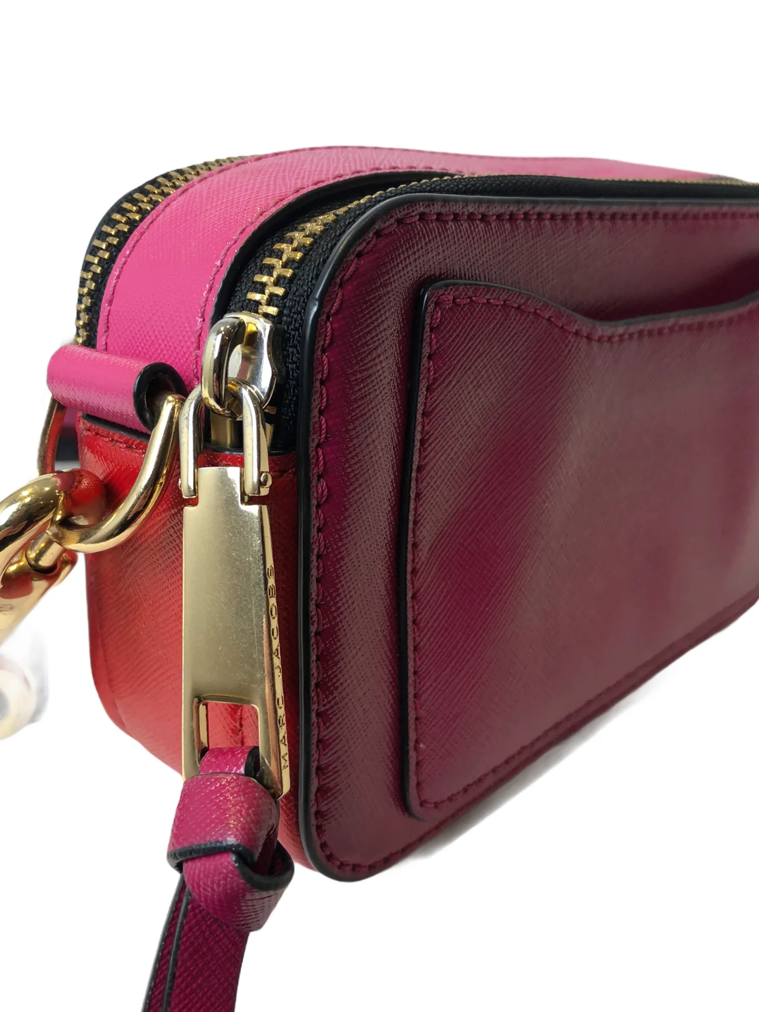 Marc Jacobs Hot Pink & Red Leather ‘Snapshot’ Crossbody - As Seen on Instagram  13/1/21