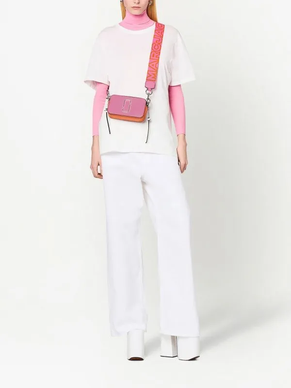 Marc Jacobs The Snapshot Crossbody Bag (Candy Pink Multi)
