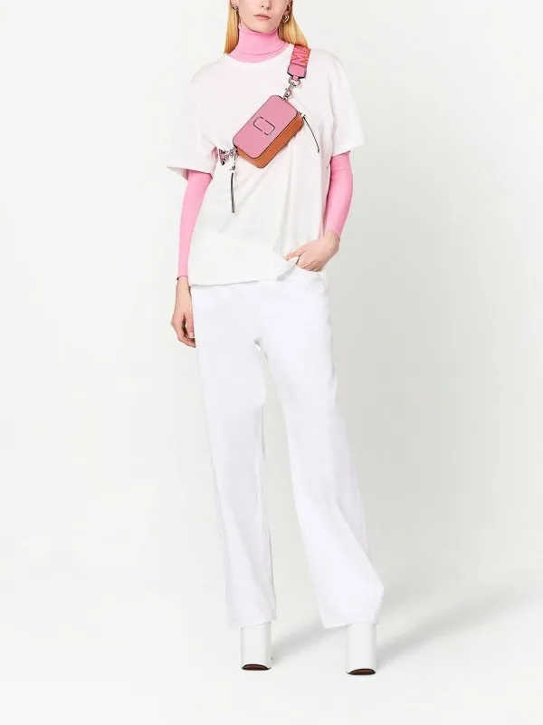 Marc Jacobs The Snapshot Crossbody Bag (Candy Pink Multi)