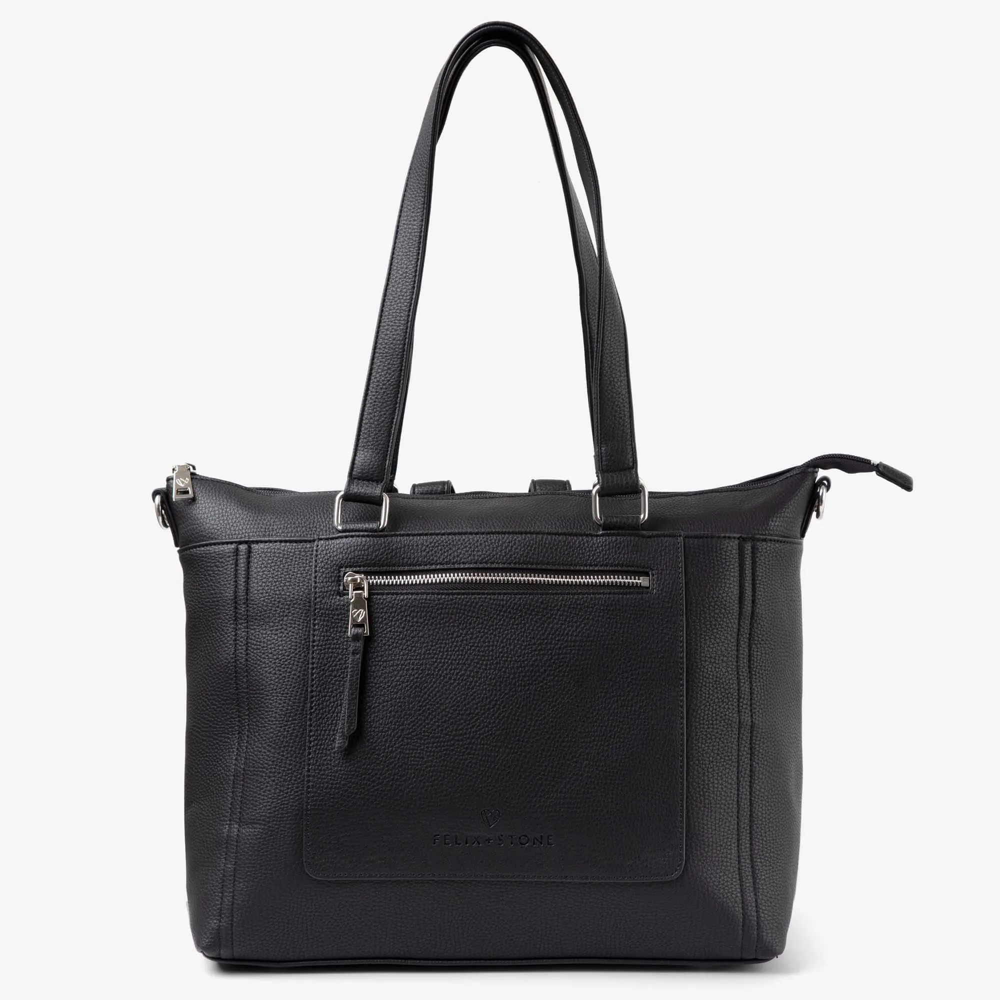Mia Convertible Backpack / Tote Baby Bag - Black