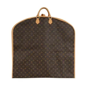 Monogram Housse Porte Habits Garment Cover Porte Travel Bag Brown