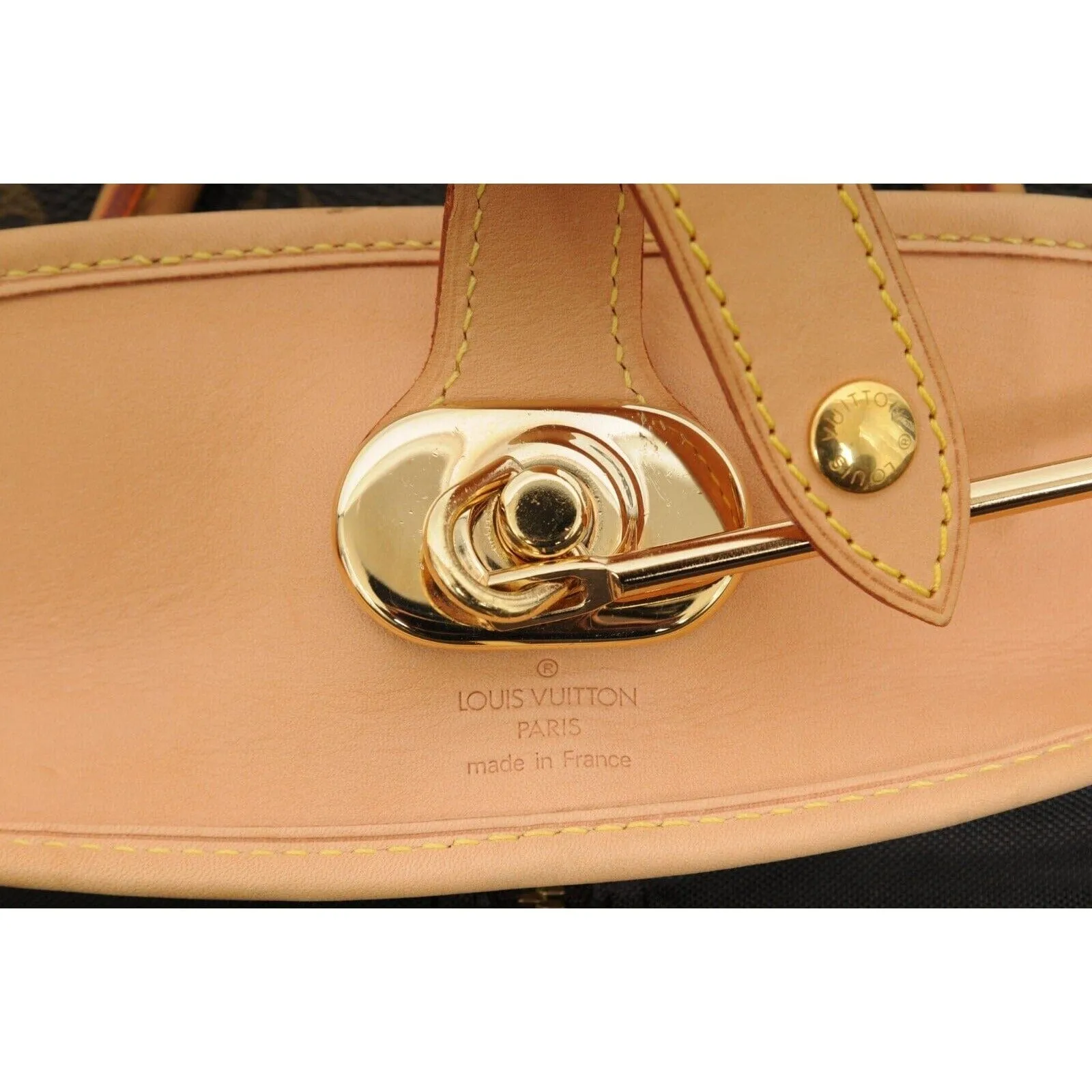 Monogram Housse Porte Habits Garment Cover Porte Travel Bag Brown
