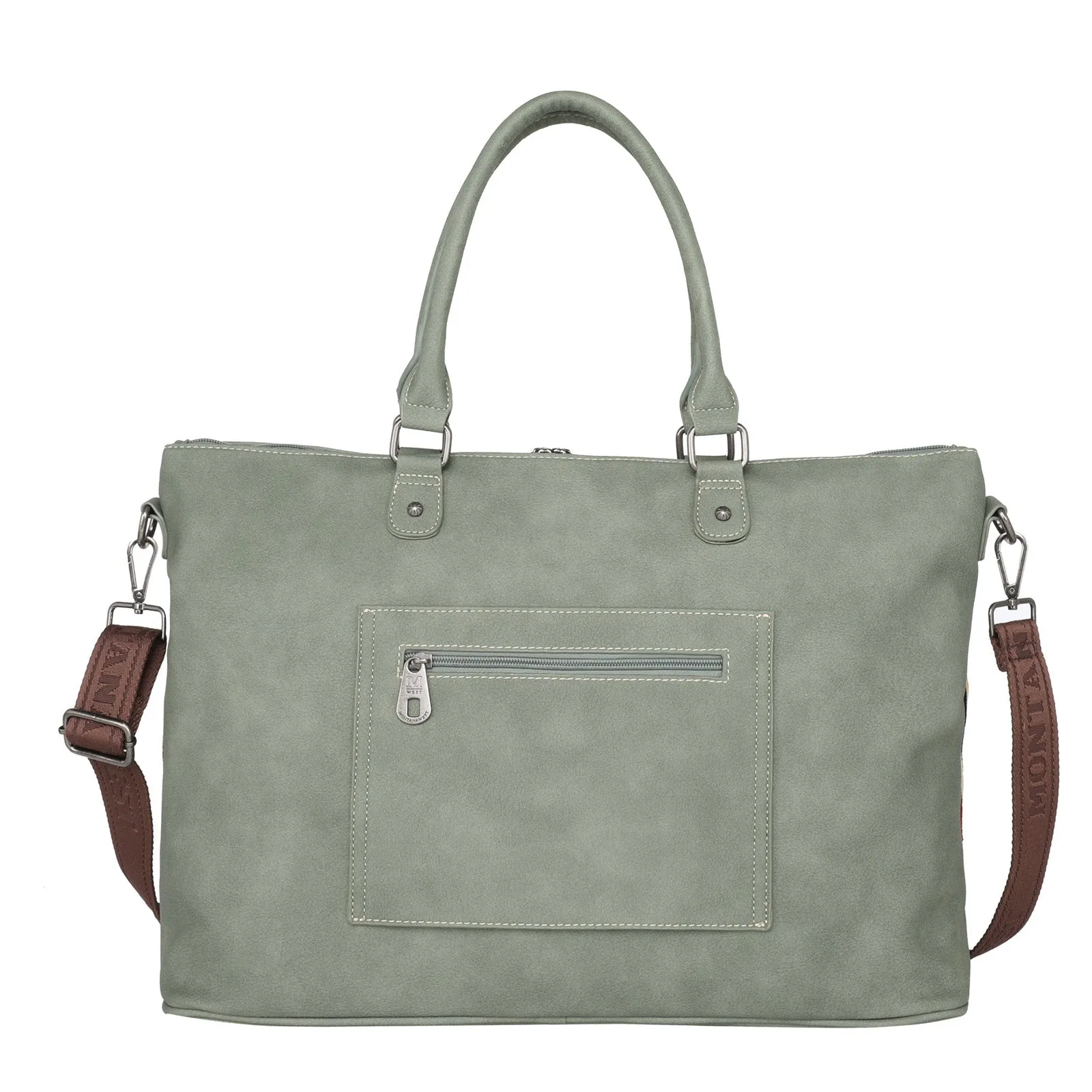 Montana West Aztec Tapestry Weekender Bag