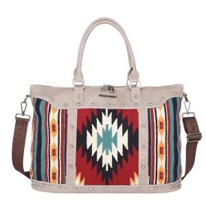 Montana West Aztec Tapestry Weekender Bag