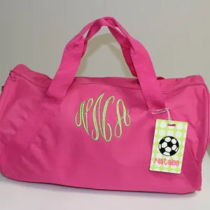 Personalized Canvas Roll Duffle Bag