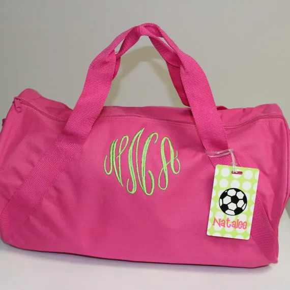 Personalized Canvas Roll Duffle Bag