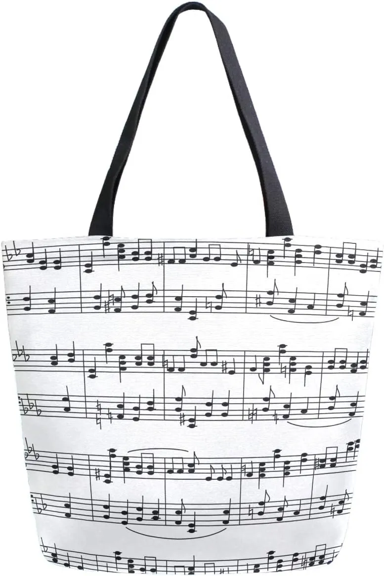 Stylish Funny Pattern Extra Large Shoulder Tote Bag for Beach Travel Weekender Gym Grocery Shopping