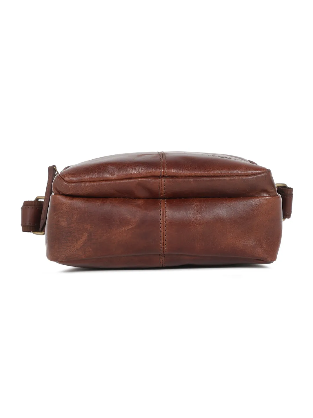Teakwood Men's Leather Messenger Bag