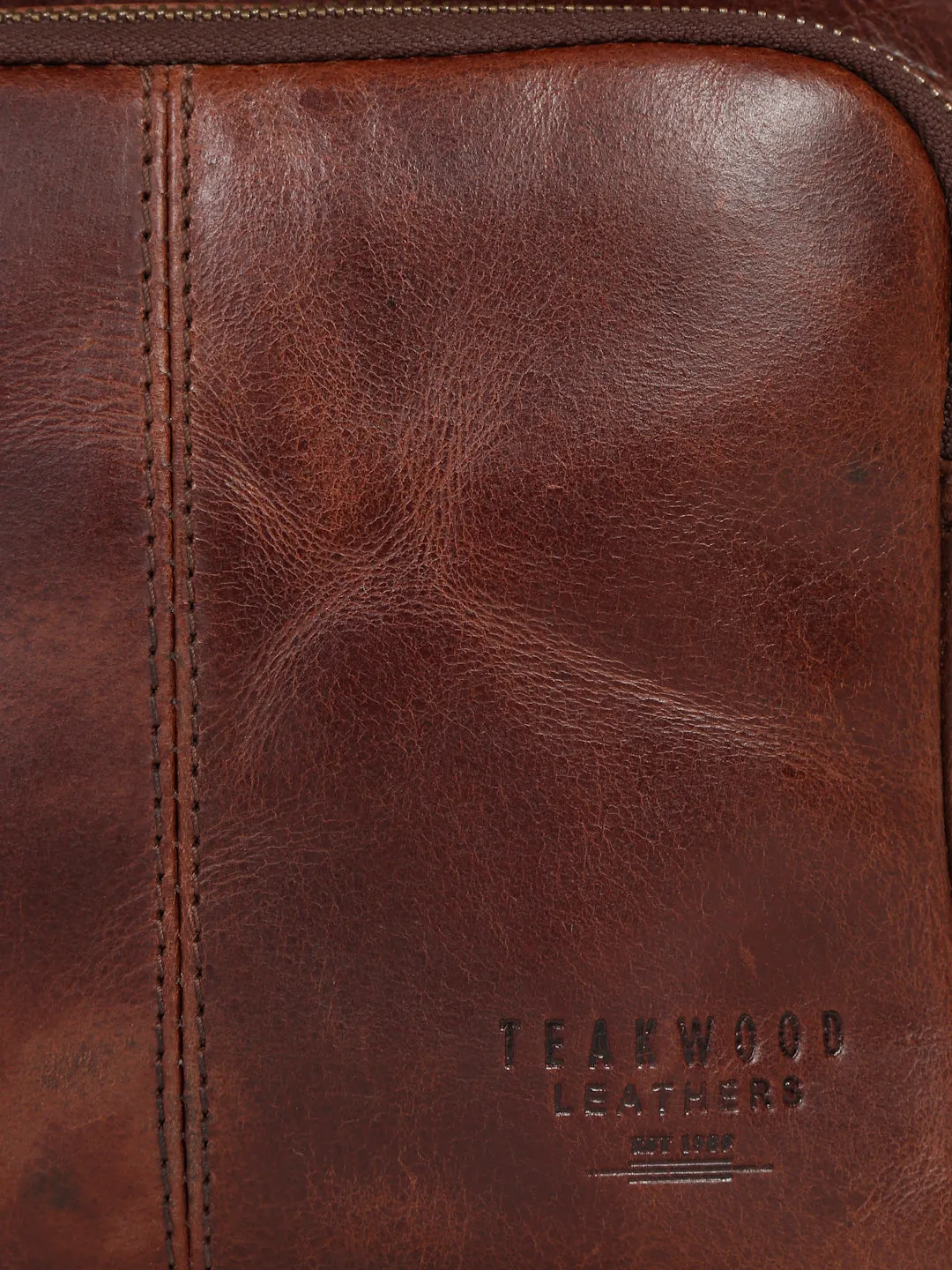 Teakwood Men's Leather Messenger Bag