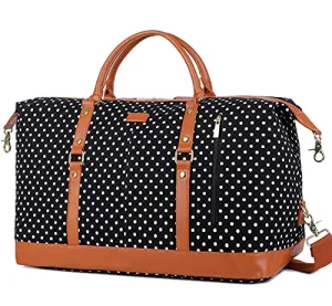 Travel Tote Duffel Bag Carry on, Weekender, Overnight Bag