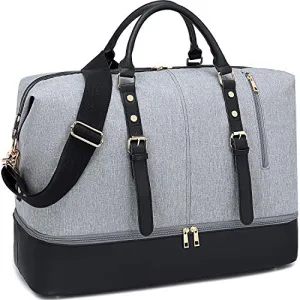 Weekender Carry On Tote Duffel Overnight Bag for Men and Women