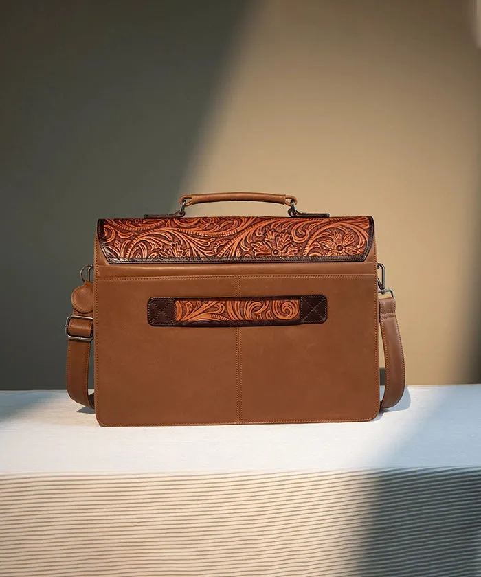 Wrangler Genuine Leather Messenger Bag