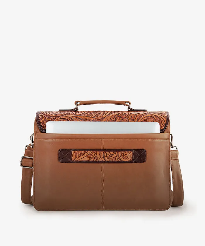 Wrangler Genuine Leather Messenger Bag