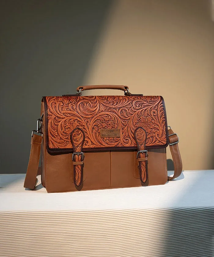 Wrangler Genuine Leather Messenger Bag